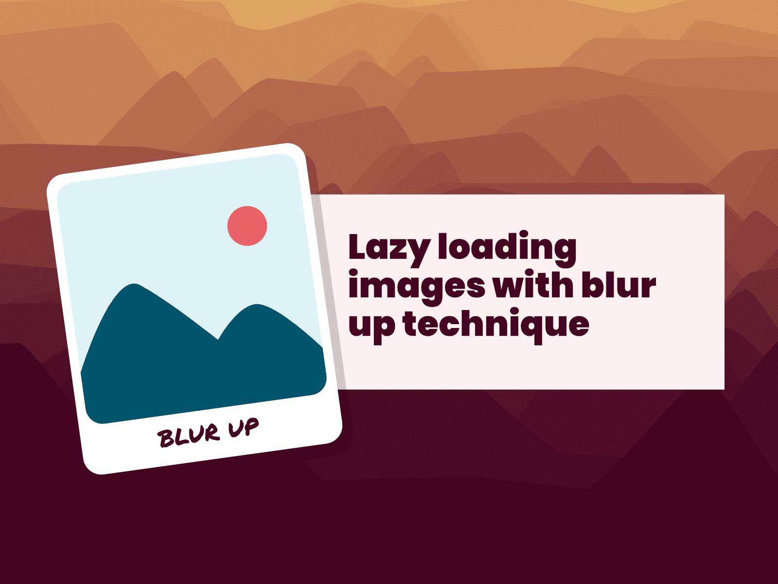WordPress lazy load images with blur up technique